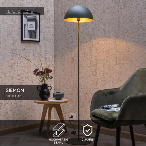 Lucide SIEMON - Stehlampe - Ø 35 cm - 1xE27 - Grün - USP